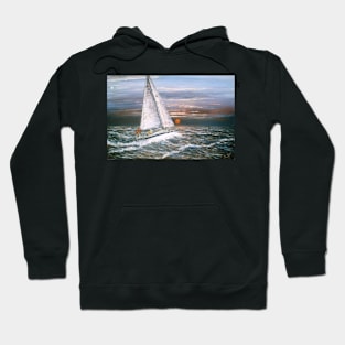 MAID OF MORAIRA SAILING FROM IBIZA TO MORAIRA SPAIN Hoodie